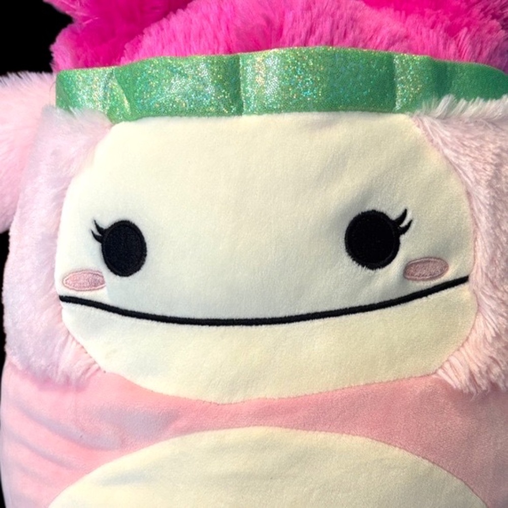NWT- Zyan, The Pink Bigfoot Squishmallow Squish-doo, 14 inch Plush Toy - Picture 13 of 15